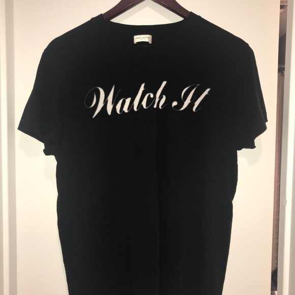 SOLD OUT Saint Laurent T-Shirt Watch It - Picture 3 of 4